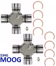 Universal Joints Front Rear U-joint Greaseable Chevy Tahoe Silverado ~ MOOG 534G