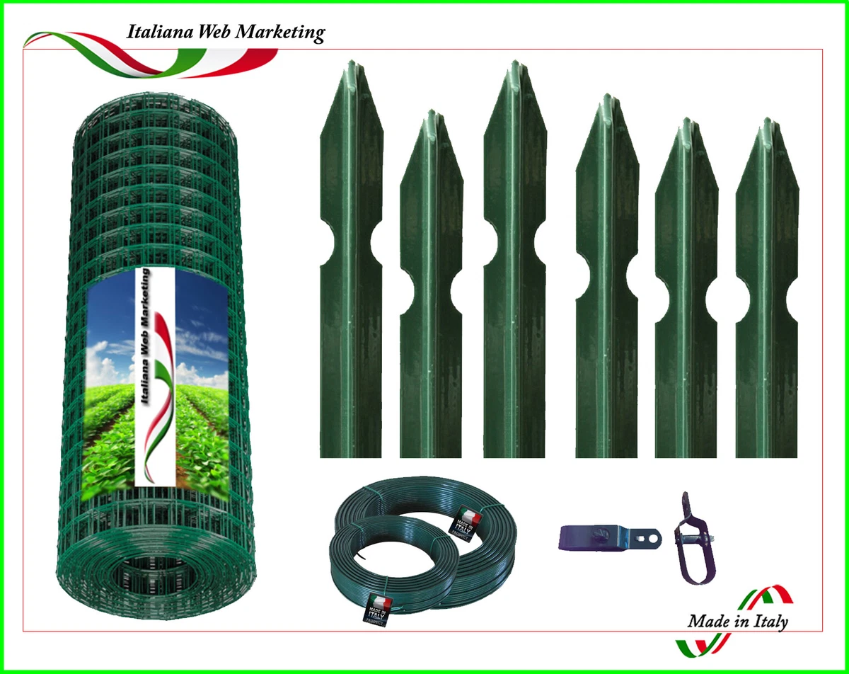 RETE PLASTICA QUADRA MM.10X10 ROTOLO DA MT.50X1H VERDE GIARDINO BALCONE