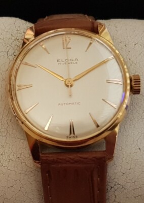 Vintage Automatic Armbanduhr Eloga   Cal. Felsa 1560 