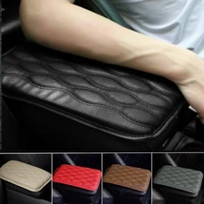 Universal Car PU Leather Armrest Pad Cover Center Console Box Cushion Protector