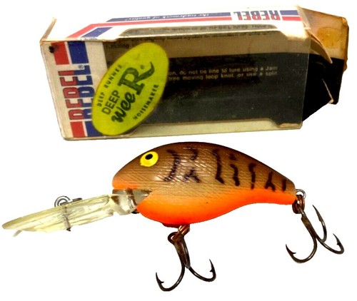 Leurre Rebel Teeny Wee Crawfish Couleur Red Neon - Parfait Pour La Pêche Au Carnassier