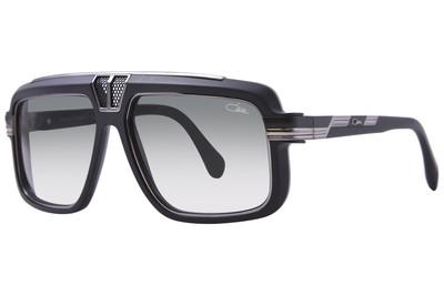 Cazal Legends 678 002 Sunglasses Men's Matt Black Gunmetal/Green Gradient 59mm