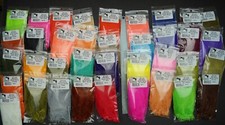 Hareline Blood Quill Marabou ~1/4 oz Packs 36 Colors to Choose From