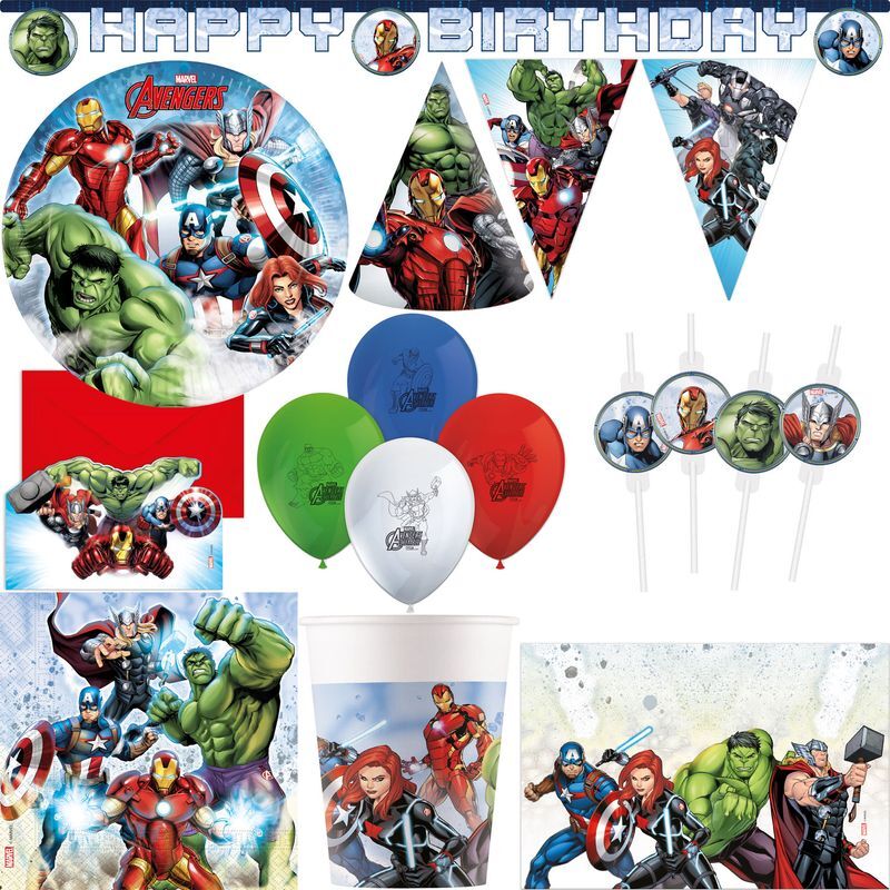 10 Avengers Einladungskarten Für Kindergeburtstag – DIN A6, 300g/m² Papier
