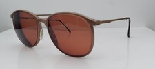 Vintage Marchon CFG-15 Brown Oval Sunglasses Japan FRAMES ONLY