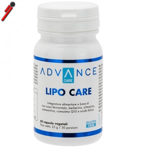 Advance Care, Lipo Care, 60 cps Risso rosso fermentato Berberina