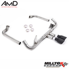 Impianto di scarico Milltek Porsche Boxster 718 Cayman 718 punte nere modelli 2.0T