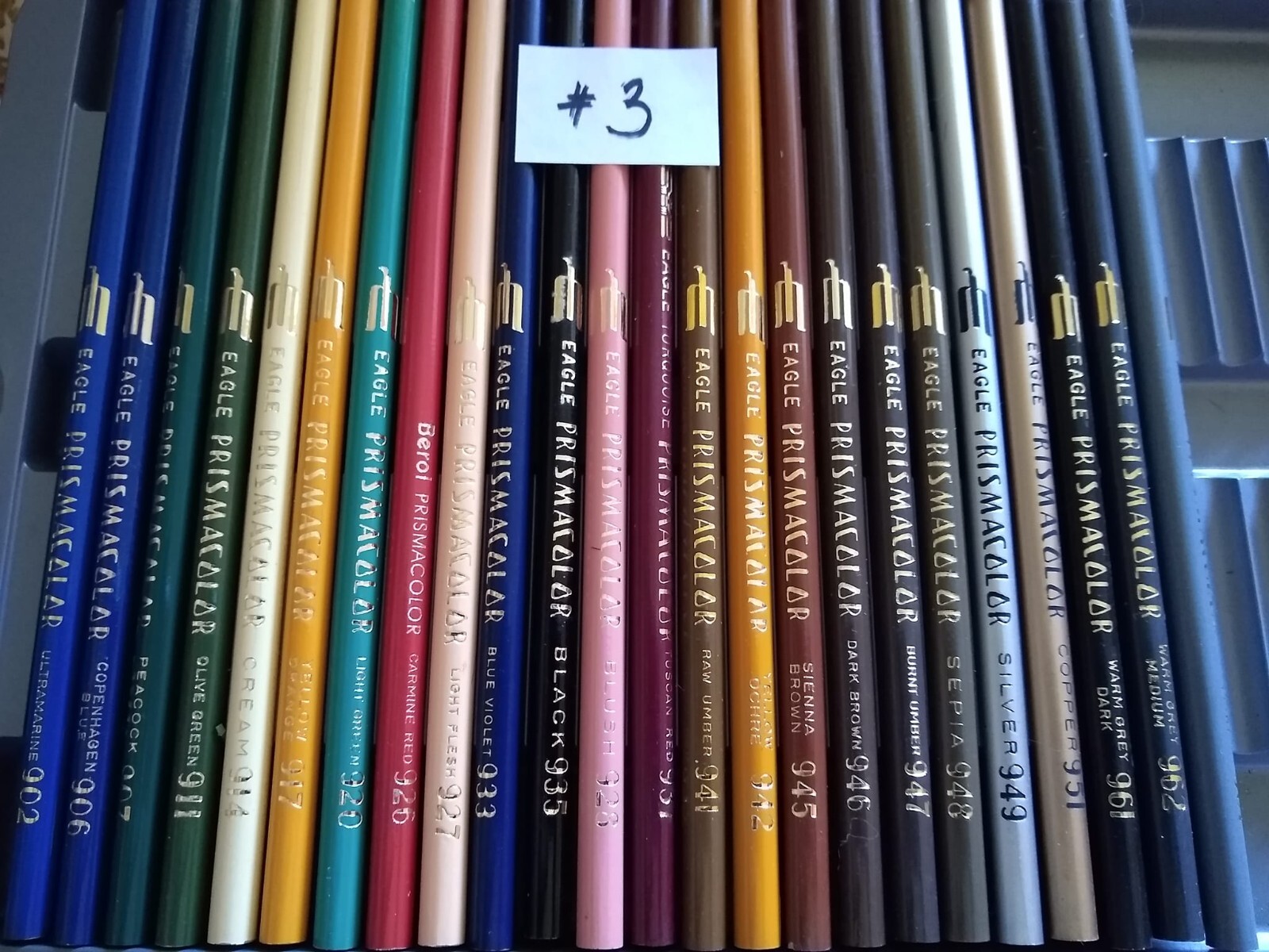 Set Lot of 24 Rare Discontinued Colored Pencils Eagle Berol Prismacolor