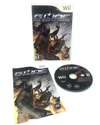 Nintendo Wii - G.I. Joe: The Rise of Cobra With Manual CIB GUC