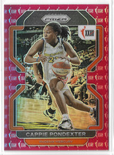 2022 Panini Prizm WNBA Red #173 Cappie Pondexter #5/199 Phoenix Mercury Rutgers
