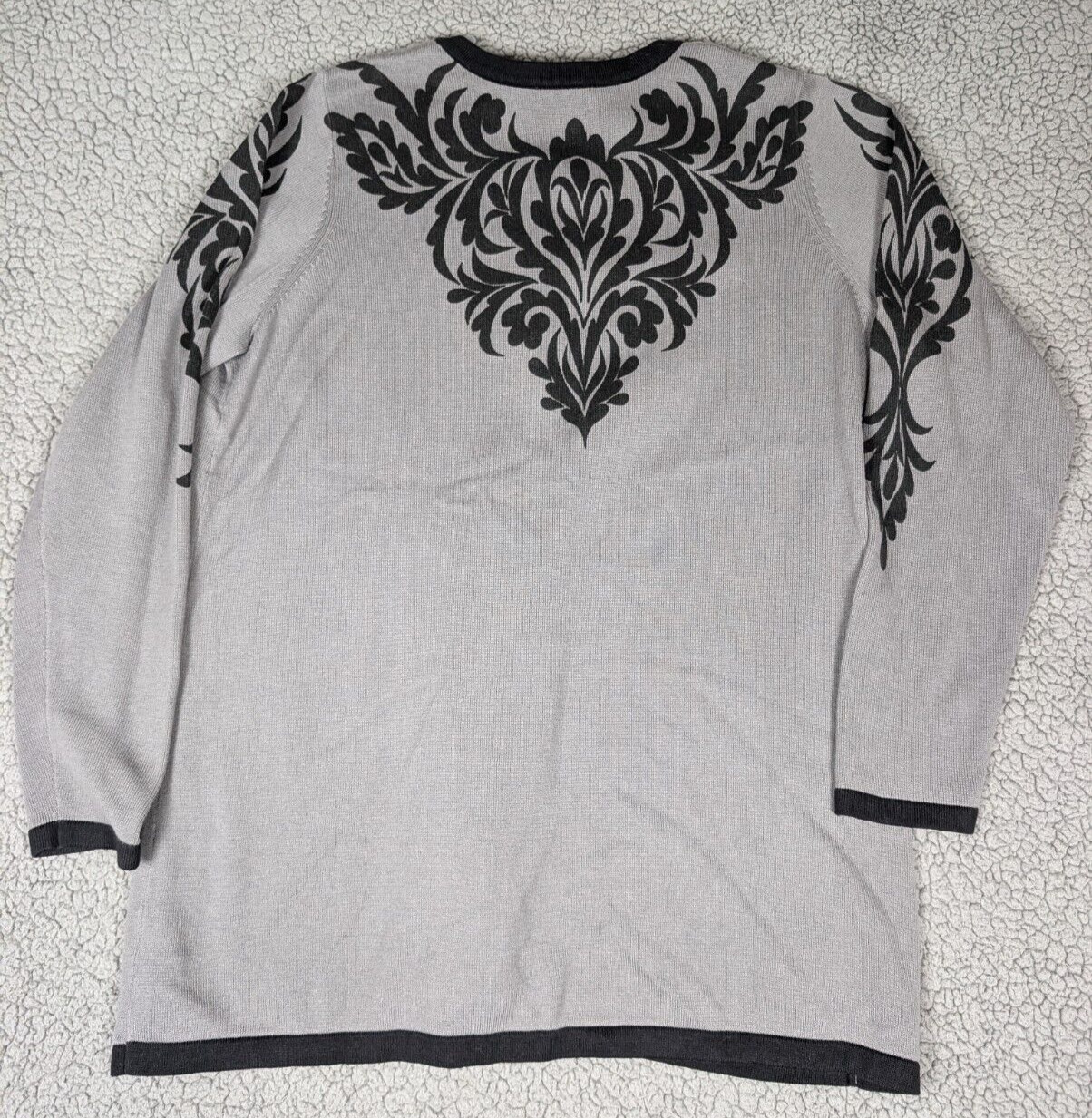 Bob Mackie Wearable Art Top Button Cardigan Women… - image 7