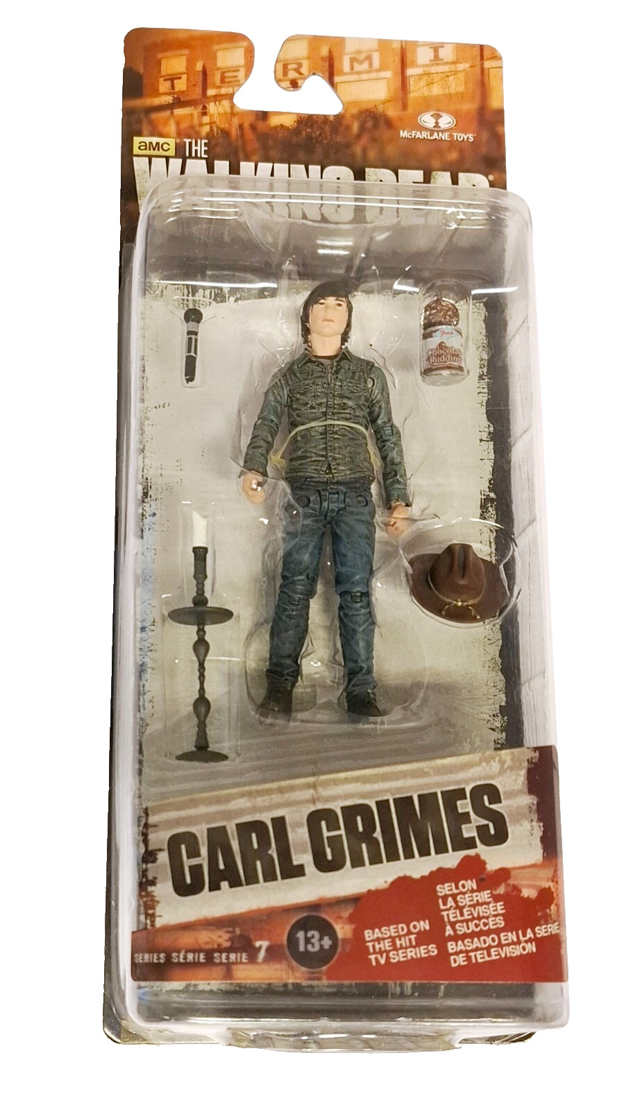 McFarlane Toys The Walking Dead Serie 7 Carl Grimes Actionfigur Moc Nuevo & Ovp