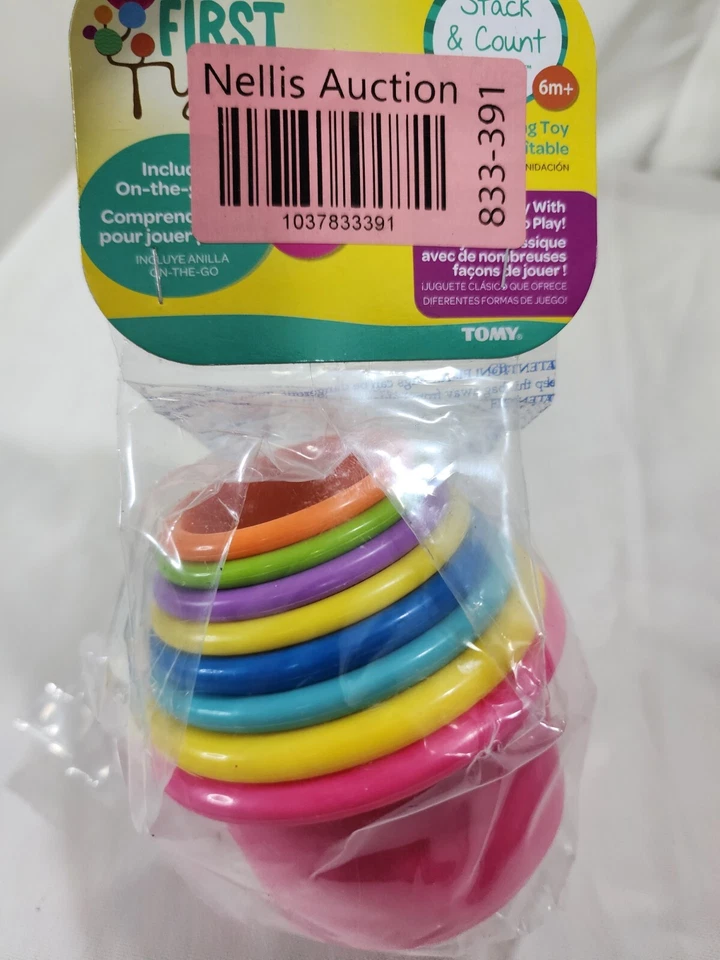 The First Years Stack & Count Stacking Cups Toddler Water Table Toys - 8 Count - Image 4 of 4