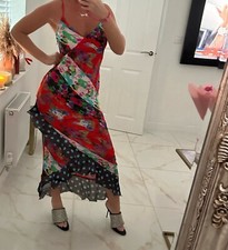 Nasty Gal Maxi Dress Bodycon Long Senorita Evening Holiday Kaftan Strappy 8