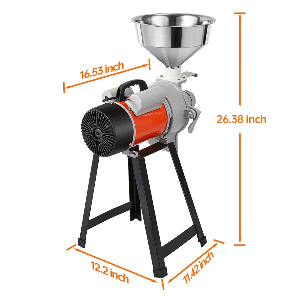 Máquina de mantequilla de maní eléctrica húmeda 1500 W amoladora para hacer tuercas domésticas Foto 3 de 4
