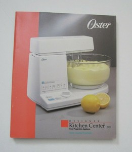 Oster Designer Kitchen Center User Guide And Recipes Book Manual