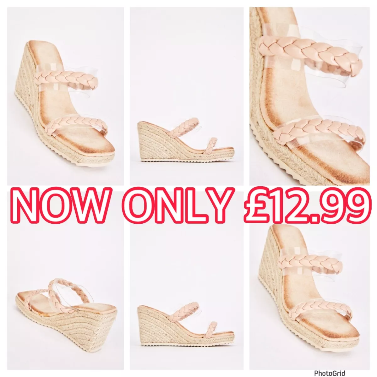 Perspex espadrilles shop