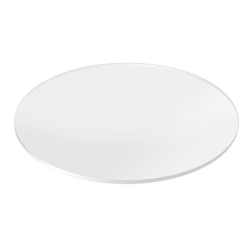 Hoja de mesa redonda de plexiglás de acrílico 1/4" disco plano transparente para pastel círculo de lucita - Imagen 168 de 253