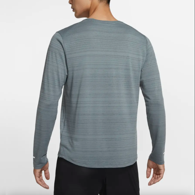Nike Men's Miler Reflective Long Sleeve Running Shirt Size Medium CU0318085 for sale online