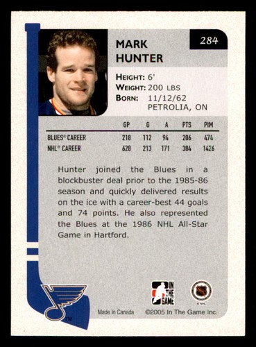 2004-05 ITG Franchises Sportsfest #284 Mark Hunter /10 - Picture 2 of 2