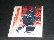 GEORGES LARAQUE UD LEGEND AUTHENTIC GAME USED JERSEY CERTIFIED HOCKEY CARD RARE