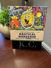 Dr. Squatch Nautical Nonsense SpongeBob  Limited Edition Soap - BRAND NEW 🧼