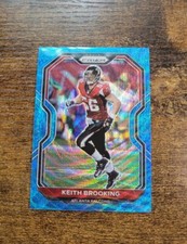 2020 Panini Prizm Blue Wave #232 Keith Brooking /199 FALCONS SSP