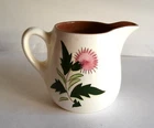 Vintage Hand-Painted Mid-Century Stangl Thistle 1 PT Pitcher, circa 1950s