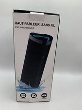 Wireless Speaker IPX7 Waterproof RGB Light 24W Deep Bass 20H Battery SD Slot