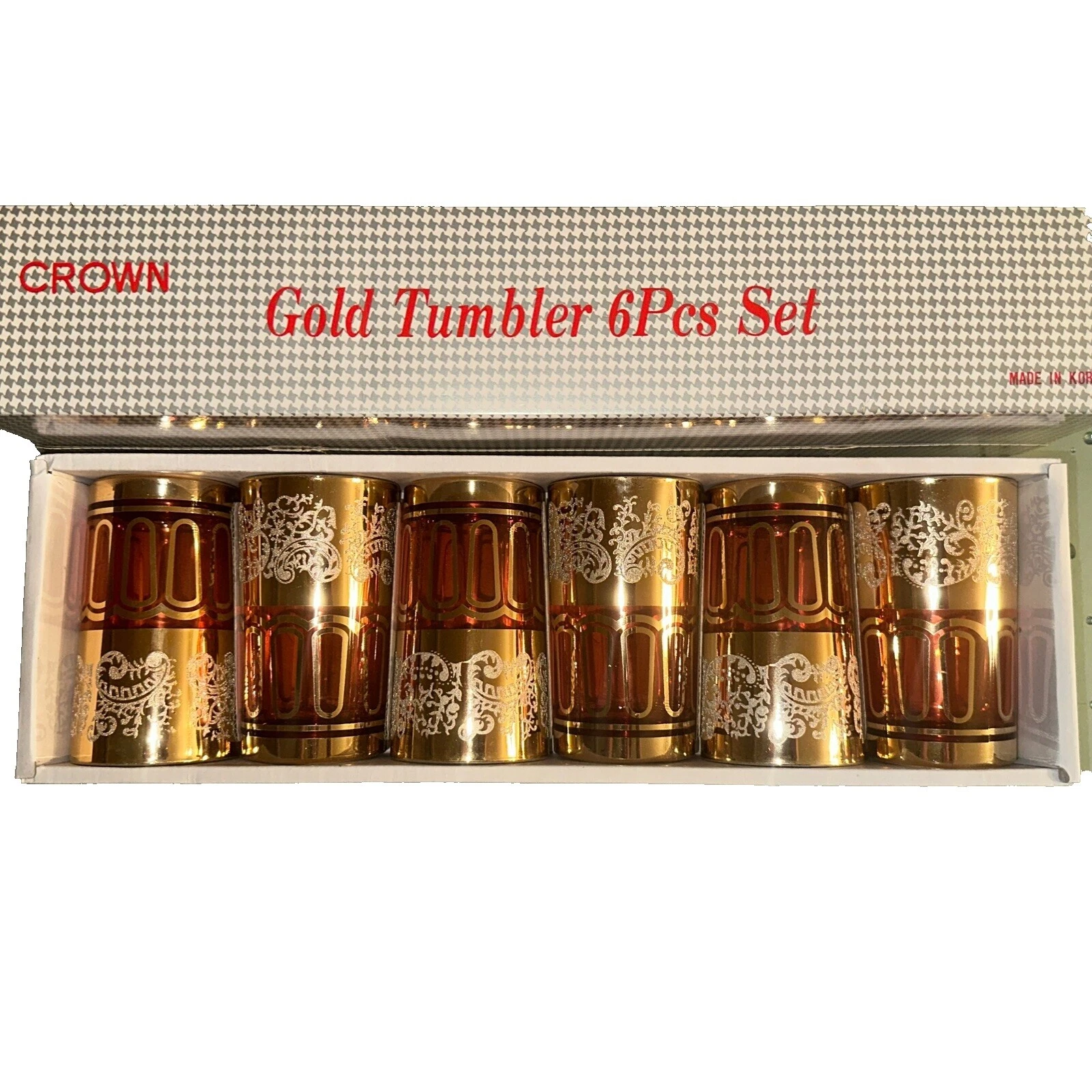 Vasos de vidrio Crown