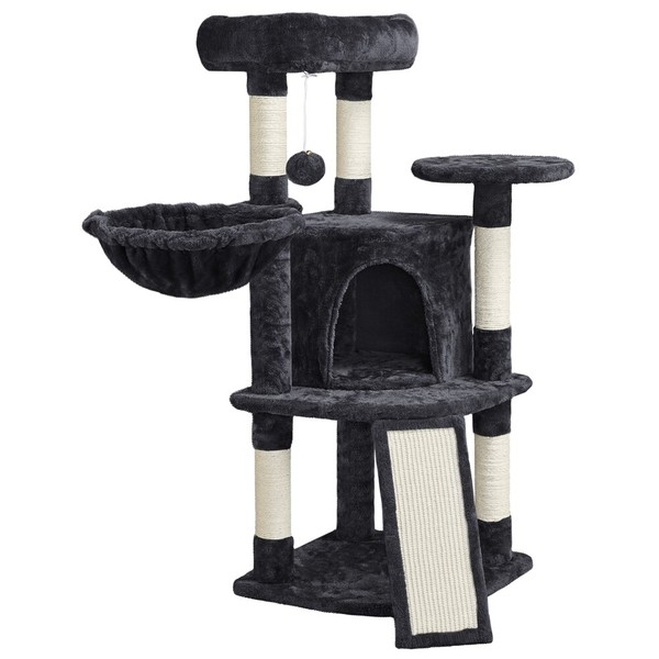 Kratzbaum 107Cm Katzenkratzbaum Stabil Katzenbaum Kletterbaum Mit Sisal PlüSch-image