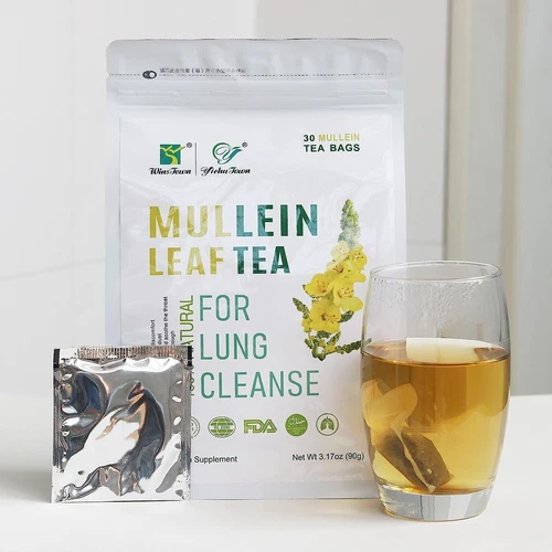 30 Packs Mullein Leaf Tea Bags Lung Cleanse Detox Herbal Enhance Immunity Tea UK - Picture 2 of 12