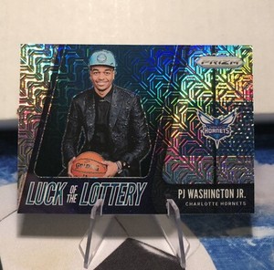 2019-20 Panini Prizm Luck Of The Lottery Mojo PJ Washington Jr. RC /25 #12 Mavs