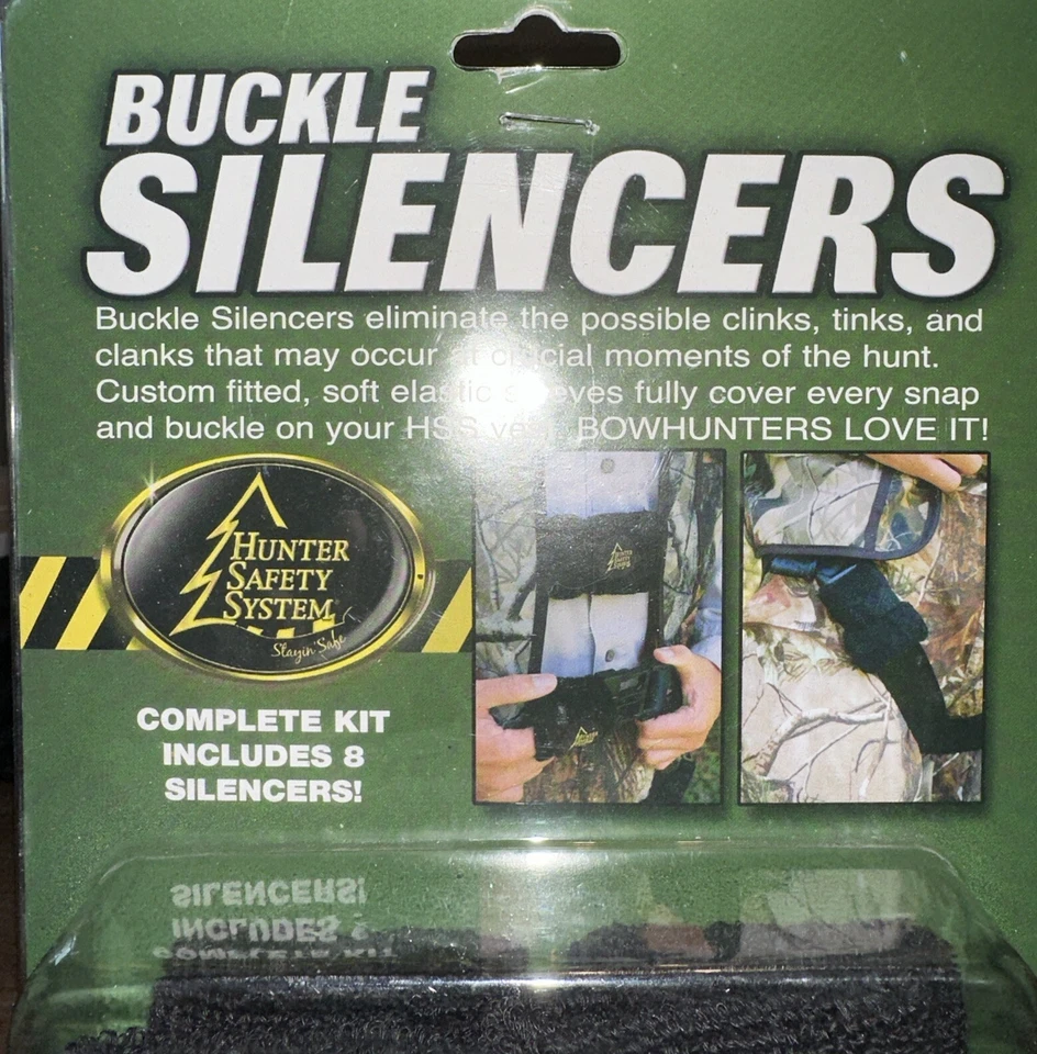 BNIB Hunter safety System Buckle Silencers NEW - Image 3 of 4