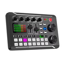 F998 Multifunctional Tuning Sound Card Microphone Mixer Kit Audio Recording Mixe