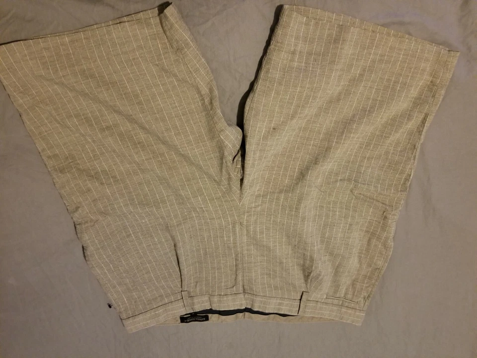 Mens Banana Republic Linen Shorts 36 Khaki Chino 38 - Image 2 of 4