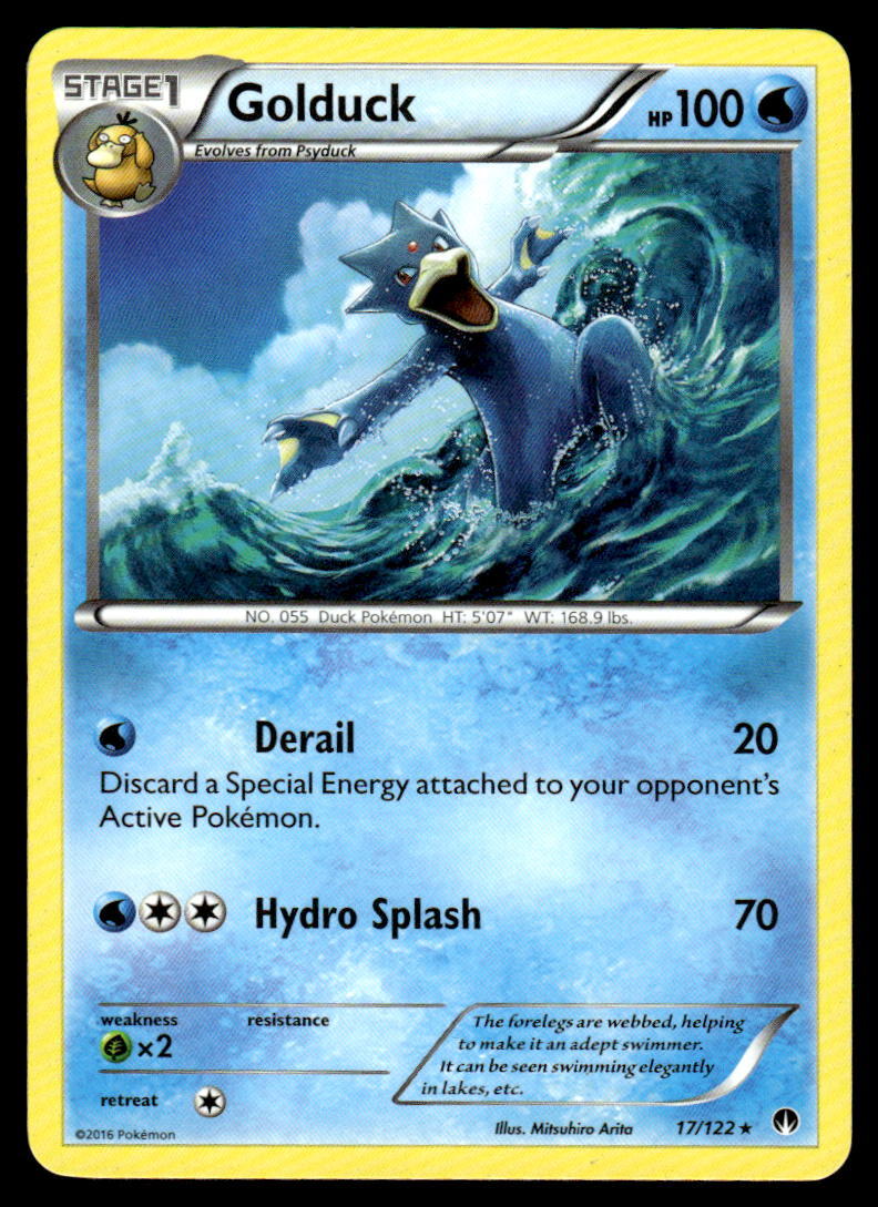 Pokemon TCG XY - BREAKpoint #17/122 Golduck LP