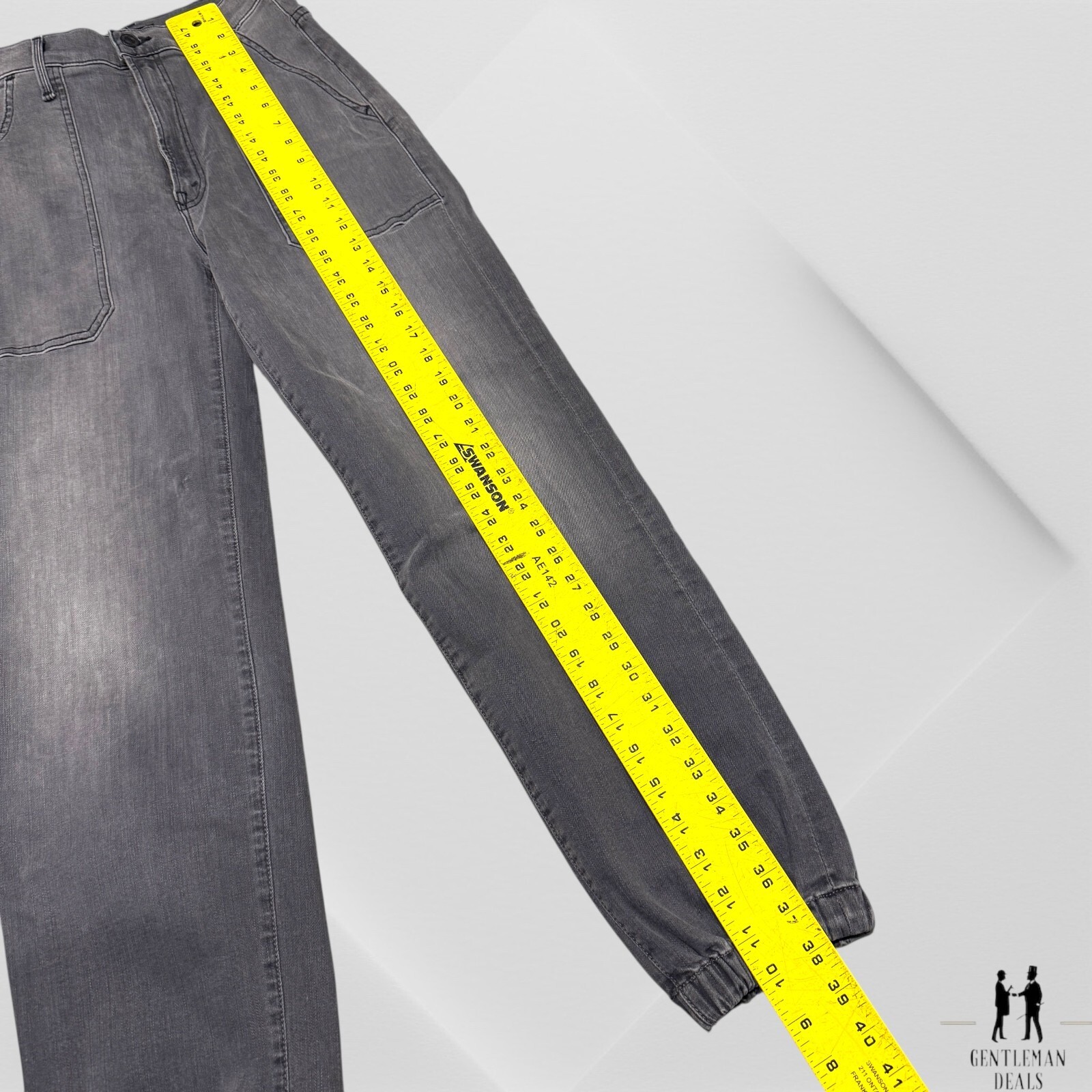 Mother The Wrapper Patch Springy Ankle Jeans in D… - image 8