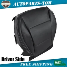 For Subaru Outback 2015 2016 2017 Driver Bottom PERF Leather Seat Cover Black