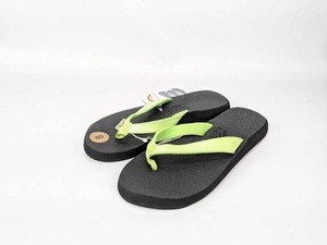 lime green flat sandals