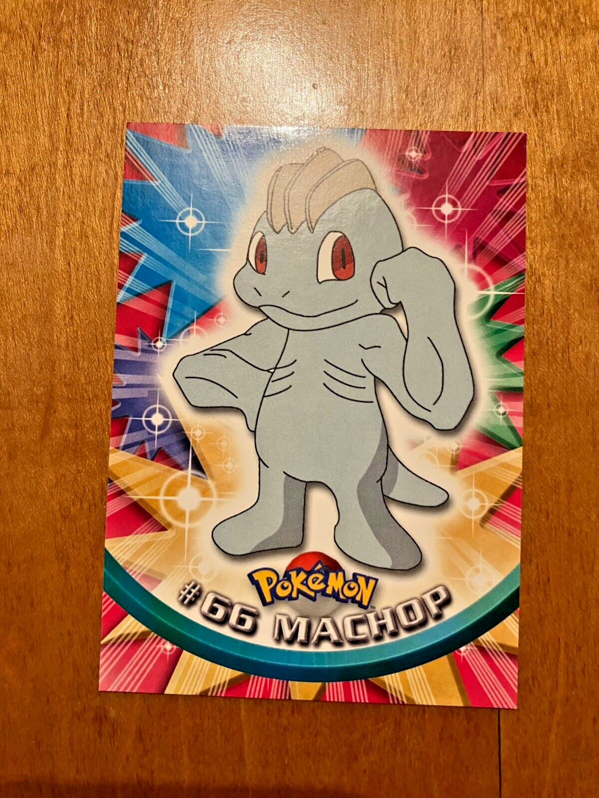 Topps Machop #66 Pokemon Card Lot 1999 TV Series Blue  Label