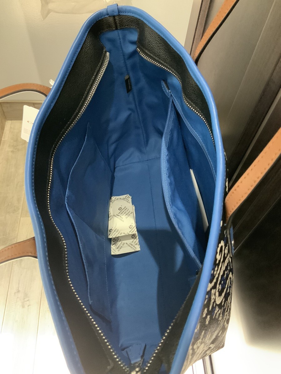 COACH バッグ COACH Butterfly Bandana City Zip Tote With Matching