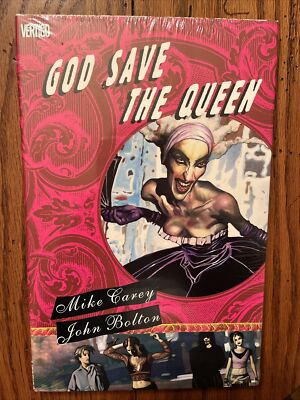 God Save The Queen HC by Carey, Vertigo Graphic Novel,  Sealed -CMYBBFF