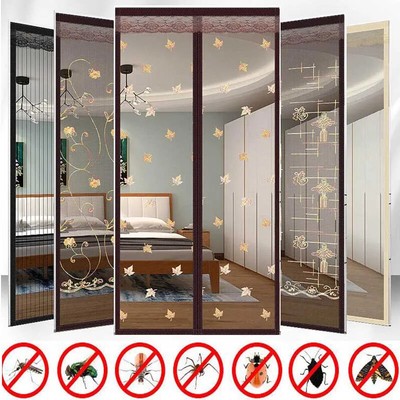 Anti Mosquito Magnetic Door Screen Mosquito Curtain Fly Insect Automatic Closing