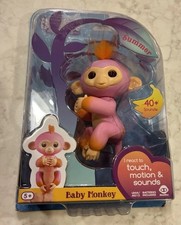 WowWee Fingerlings Baby Monkey Interactive Pet Summer Pink New Sealed