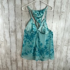 Seductive Wear by Cinema Etoile Large Sheer Blue Flor Babydoll Chemise Nightie