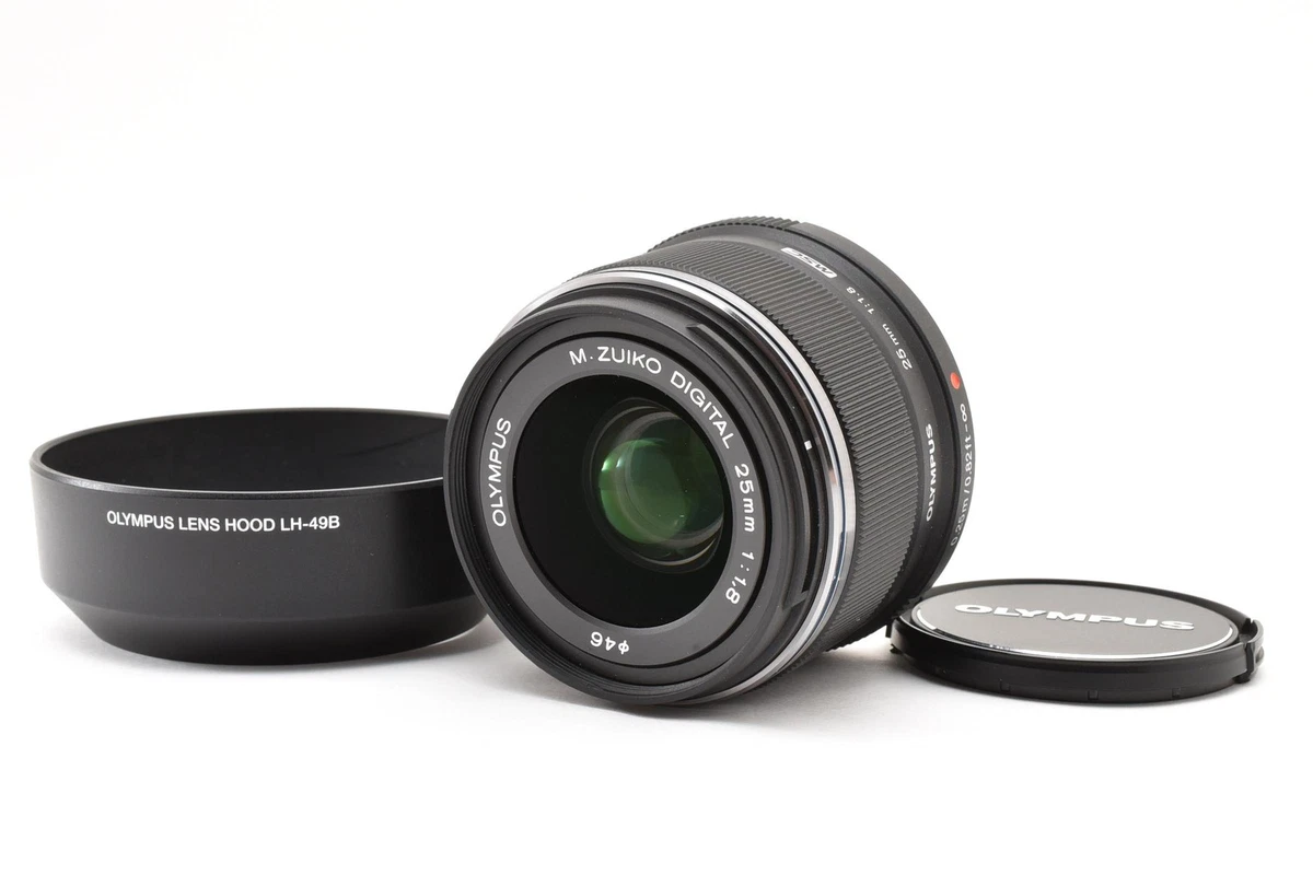 25+ Olympus M. Zuiko f/1.8 Camera Lenses 25mm Focal for sale