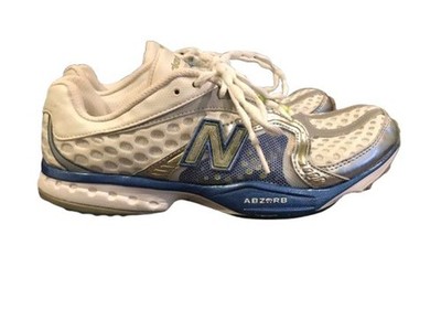 Women's NEW BALANCE 508 Size 9.5 Athletic Shoes White & Blue WR805WT