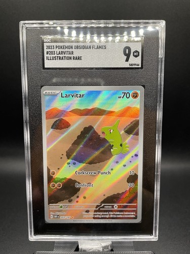 Larvitar graded SGC 9 for sale on eBay