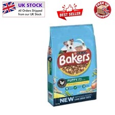100% Dry Dog Food with Chicken & Country Vegetables for Puppies 12.5kg 5.10 per kilo